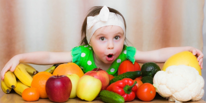 buah organik untuk kesehatan anak