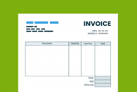 contoh invoice desain menarik