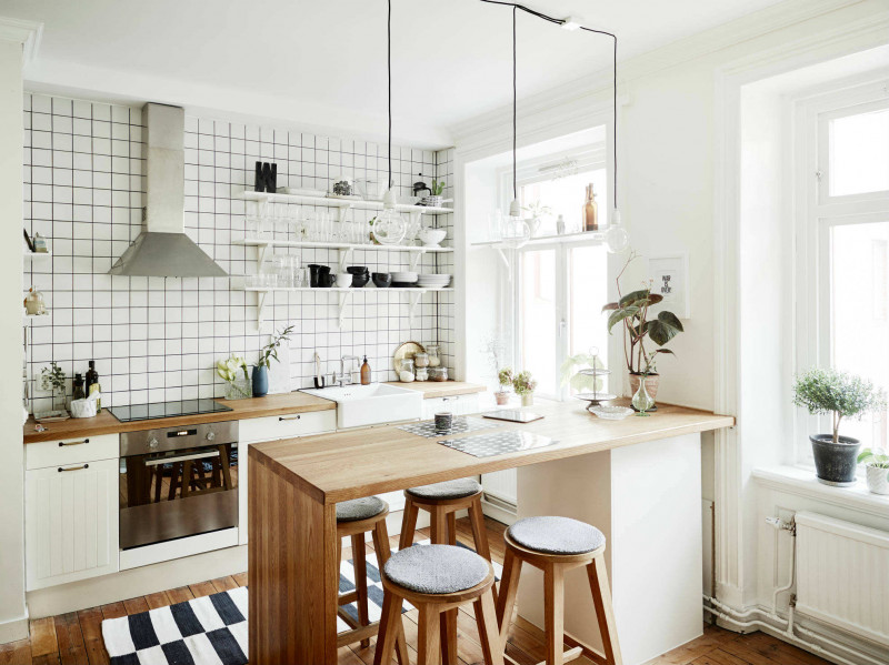 dapur minimalis nuansa putih